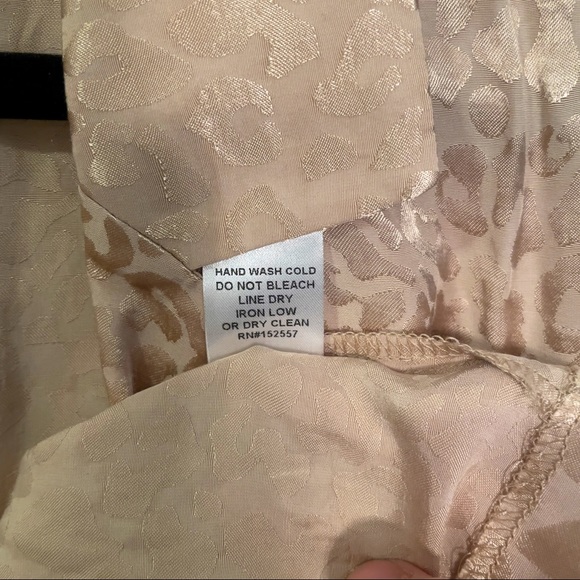 BRAND NWT 🏷️ KITTENISH LIGHT CHAMPAGNE TONAL LEOPARD JACKET MEDIUM - Picture 6 of 7